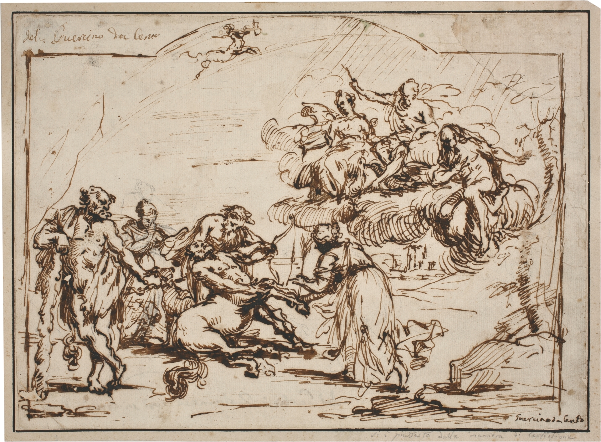 Muerte del centauro Quirón